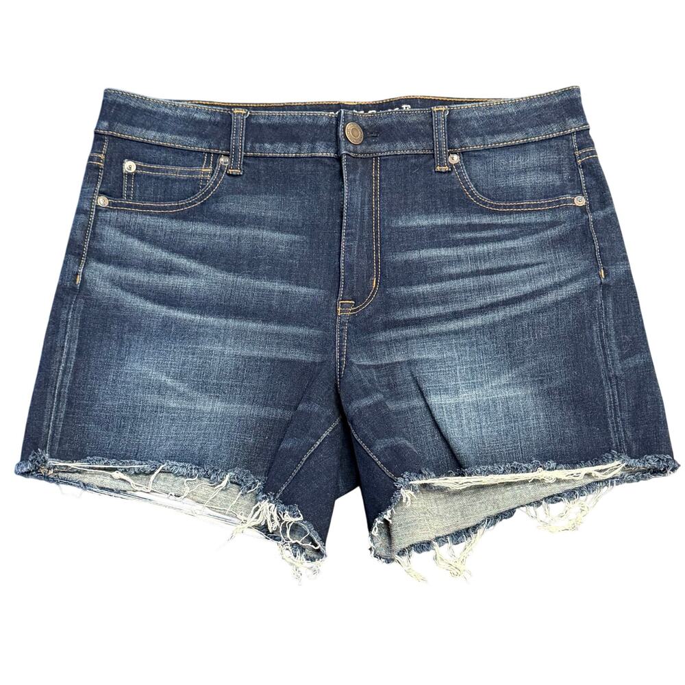 American Eagle AE 360 Super Stretch Dark Hi Rise Shortie Size 14